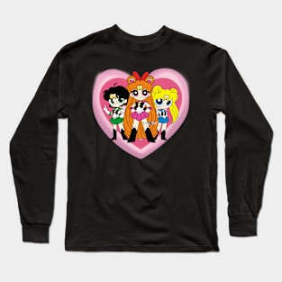 cute power girls Long Sleeve T-Shirt